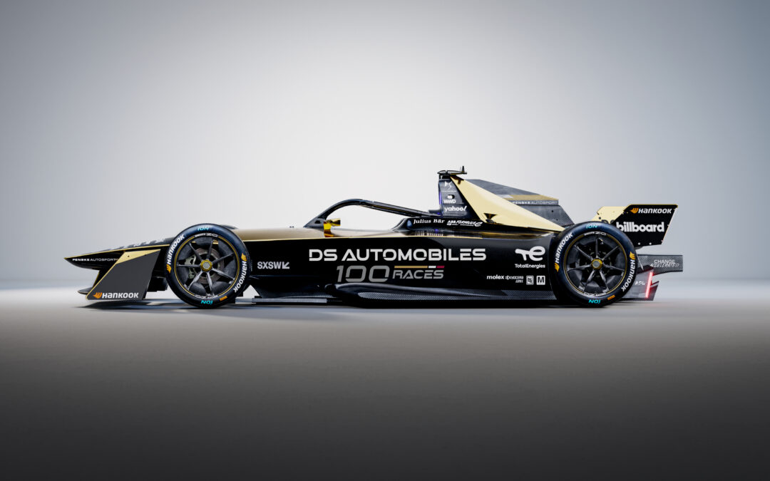 DS E-TENSE FE23 – Special livery to celebrate the DS Automobiles ‘ 100th races